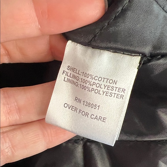 Blue Quilted Vest with Stand-Up Collar - Picture 4 of 5